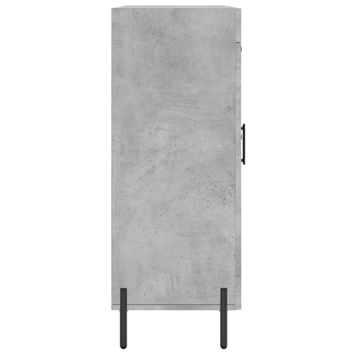 Credenza Grigio Cemento 69,5x34x90 cm in Legno Multistrato 828056