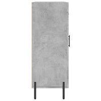 Credenza Grigio Cemento 69,5x34x90 cm in Legno Multistrato 828056
