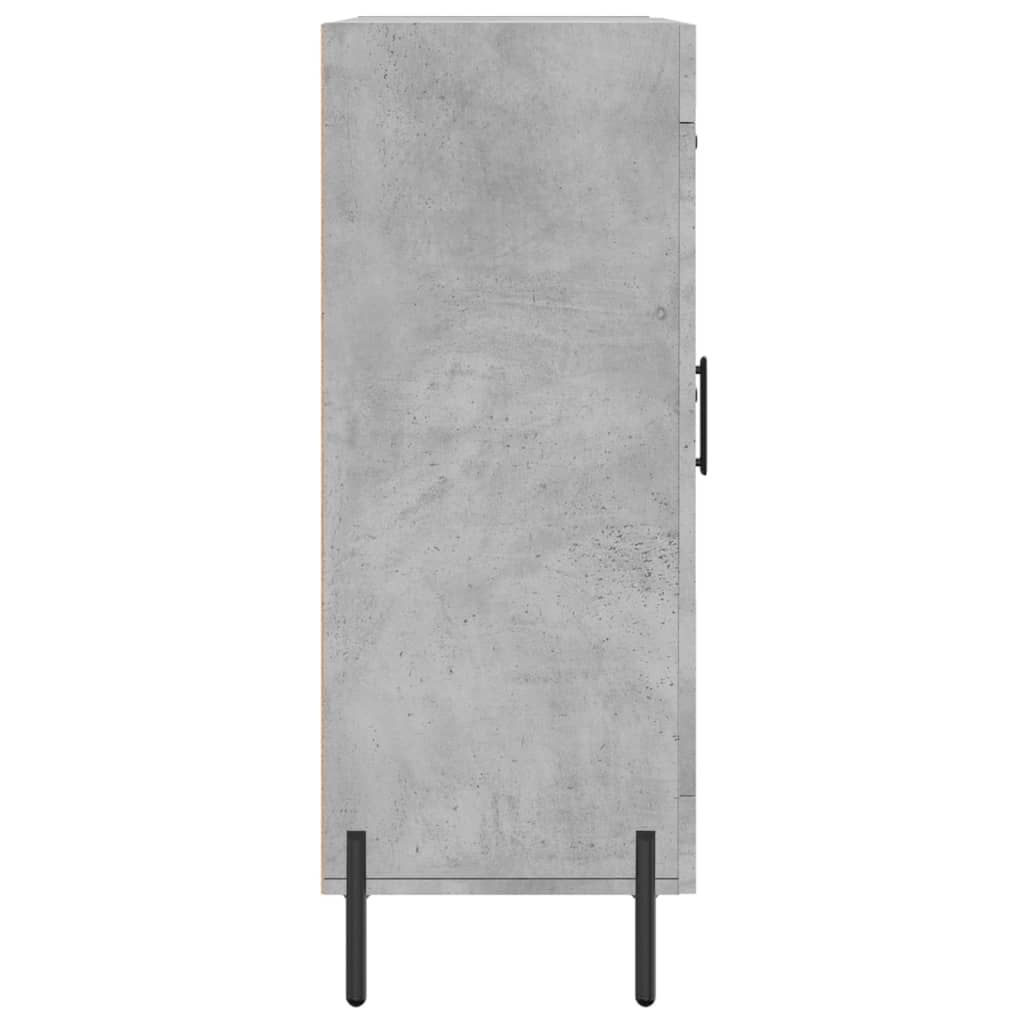 Credenza-Buffet-Armadio da cucina Grigio Cemento 69,5x34x90 cm in Legno Multistrato 448829