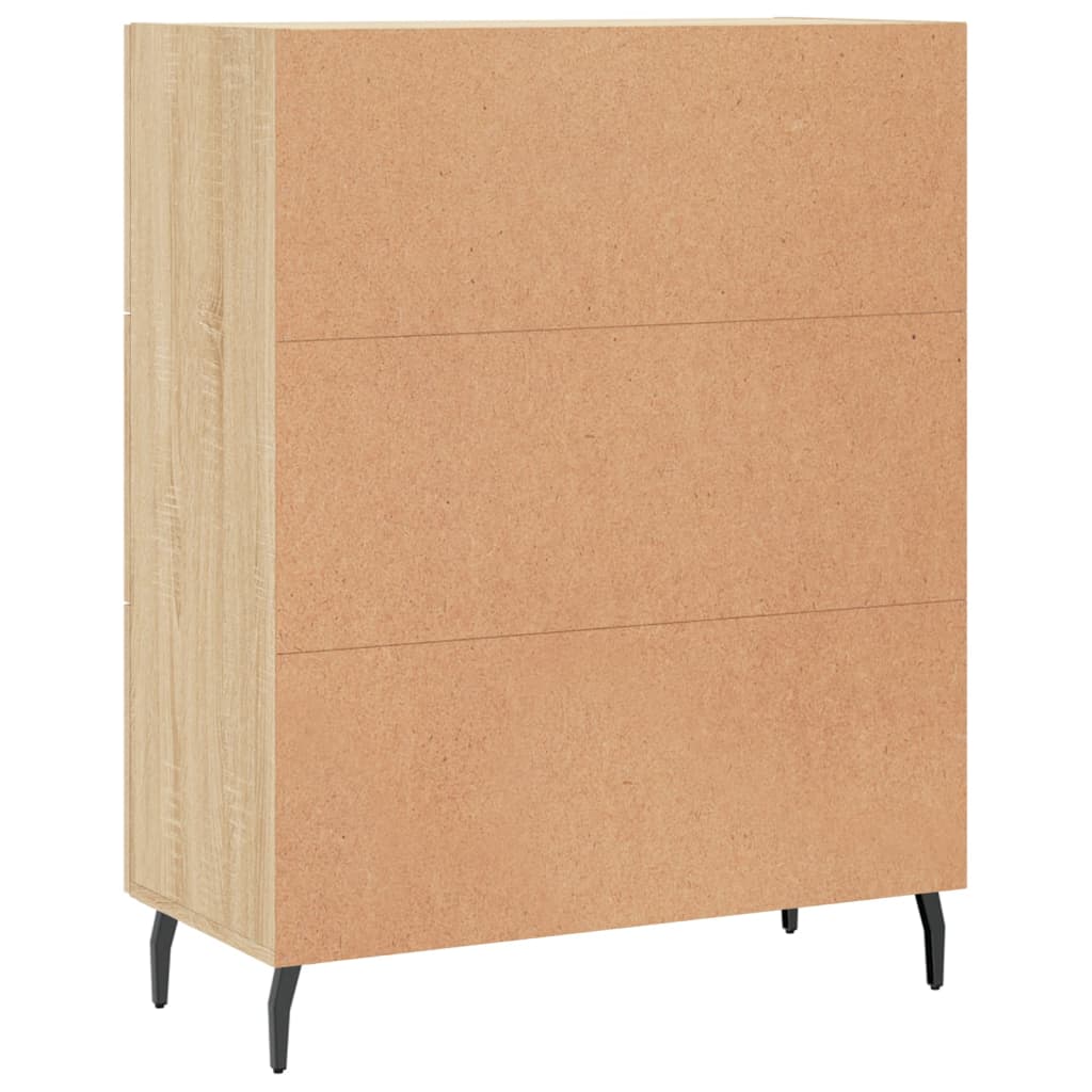 Credenza Rovere Sonoma 69,5x34x90 cm in Legno Multistrato 828063
