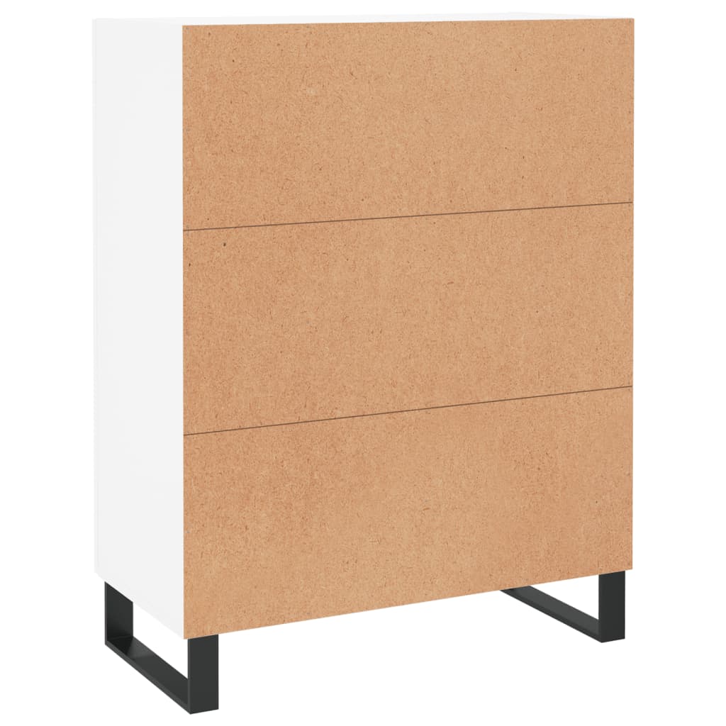 Credenza Bianca 69,5x34x90 cm in Legno Multistrato 828068