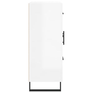 Credenza 69,5x34x90 cm in Legno Multistrato Bianco Lucido 828070