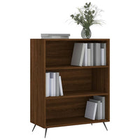 Libreria Rovere Marrone 69,5x32,5x90 cm in Legno Multistrato 828339