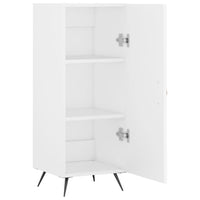 Credenza Bianca 34,5x34x90 cm in Legno Multistrato 828508