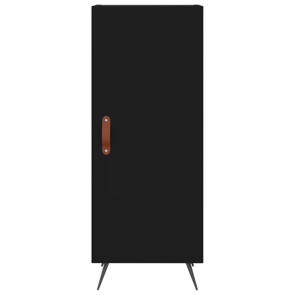 Credenza Nero 34,5x34x90 cm in Legno Multistrato 828509