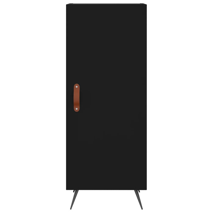 Credenza Nero 34,5x34x90 cm in Legno Multistrato 828509