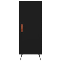 Credenza Nero 34,5x34x90 cm in Legno Multistrato 828509