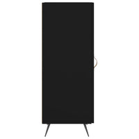 Credenza Nero 34,5x34x90 cm in Legno Multistrato 828509