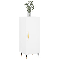Credenza Bianca 34,5x34x90 cm in Legno Multistrato 828516