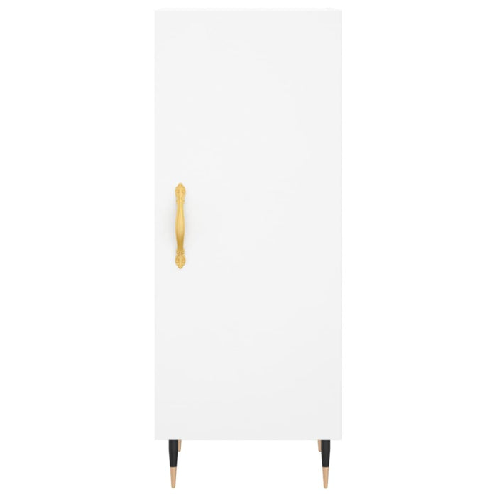Credenza Bianca 34,5x34x90 cm in Legno Multistrato 828516
