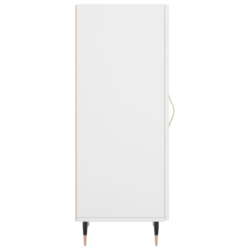 Credenza Bianca 34,5x34x90 cm in Legno Multistrato 828516