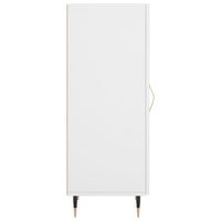 Credenza Bianca 34,5x34x90 cm in Legno Multistrato 828516