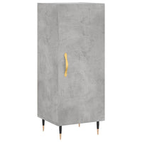 Credenza Grigio Cemento 34,5x34x90 cm in Legno Multistrato 828520