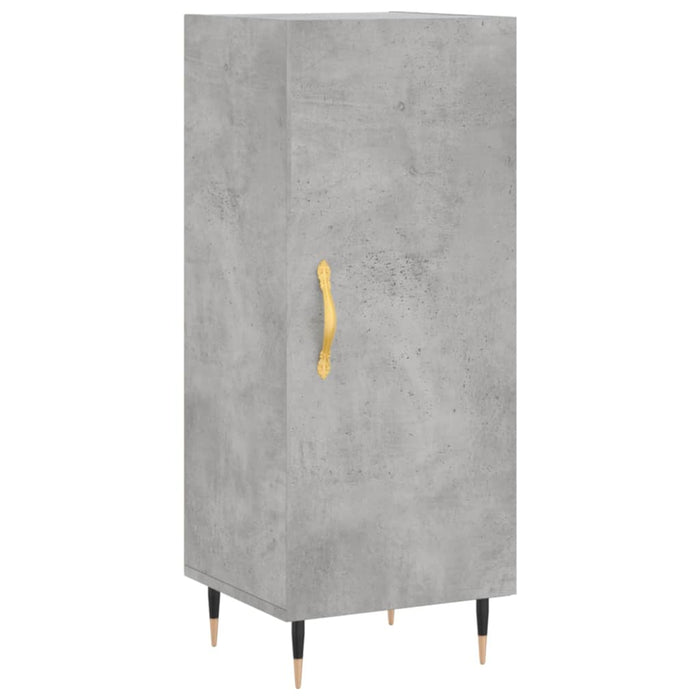 Credenza Grigio Cemento 34,5x34x90 cm in Legno Multistrato 828520