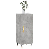 Credenza Grigio Cemento 34,5x34x90 cm in Legno Multistrato 828520