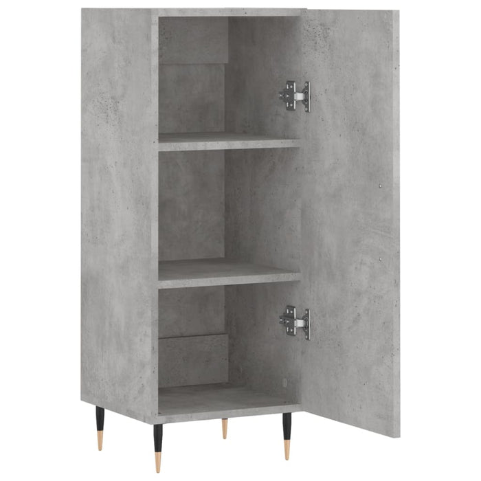 Credenza Grigio Cemento 34,5x34x90 cm in Legno Multistrato 828520