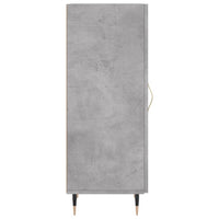 Credenza Grigio Cemento 34,5x34x90 cm in Legno Multistrato 828520