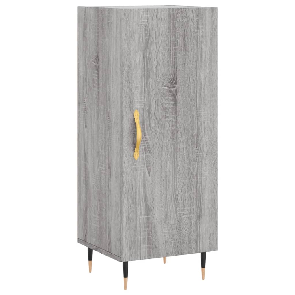 Credenza Grigio Sonoma 34,5x34x90 cm in Legno Multistrato 828522