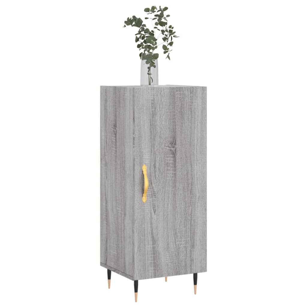 Credenza Grigio Sonoma 34,5x34x90 cm in Legno Multistrato 828522