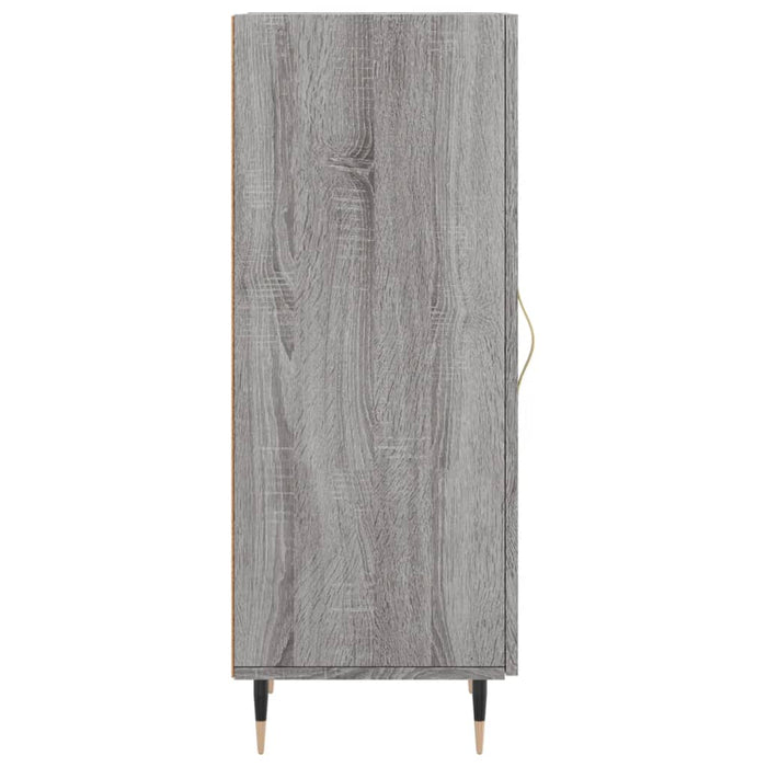 Credenza Grigio Sonoma 34,5x34x90 cm in Legno Multistrato 828522