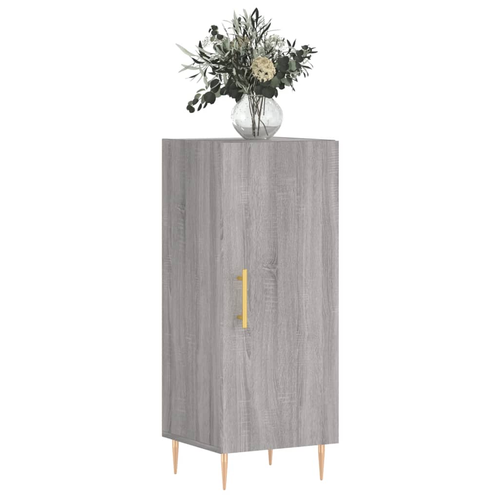 Credenza Grigio Sonoma 34,5x34x90 cm in Legno Multistrato 828530