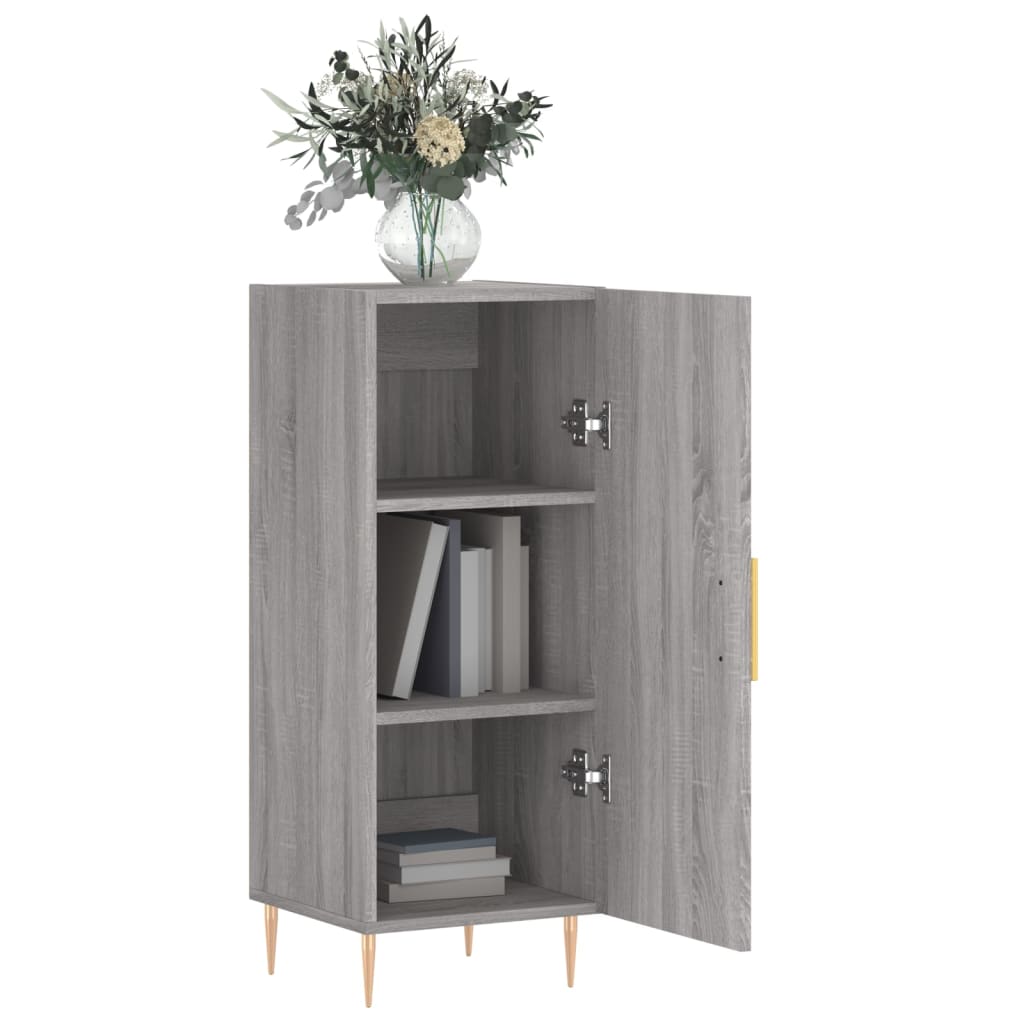 Credenza Grigio Sonoma 34,5x34x90 cm in Legno Multistrato 828530