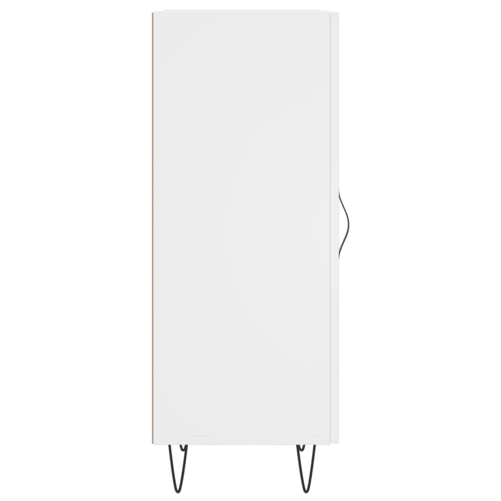 Credenza Bianca 34,5x34x90 cm in Legno Multistrato 828532