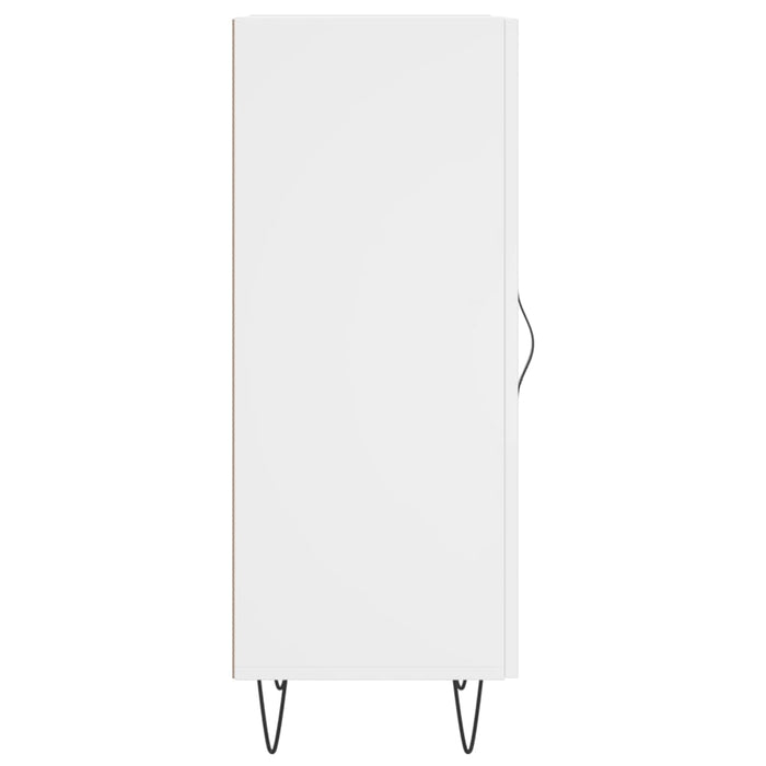 Credenza Bianca 34,5x34x90 cm in Legno Multistrato 828532
