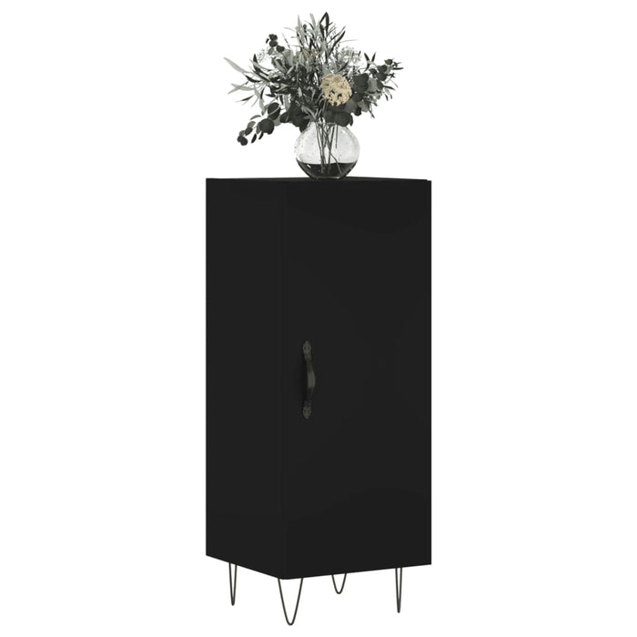 Credenza Nero 34,5x34x90 cm in Legno Multistrato 828533