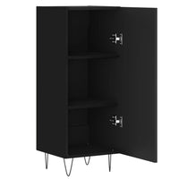 Credenza Nero 34,5x34x90 cm in Legno Multistrato 828533