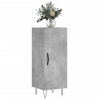 Credenza Grigio Cemento 34,5x34x90 cm in Legno Multistrato 828536