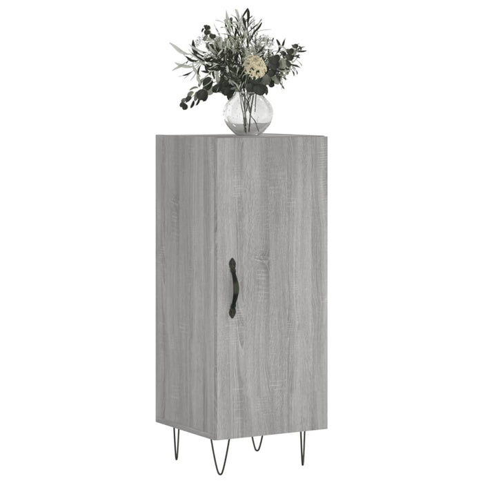 Credenza Grigio Sonoma 34,5x34x90 cm in Legno Multistrato 828538