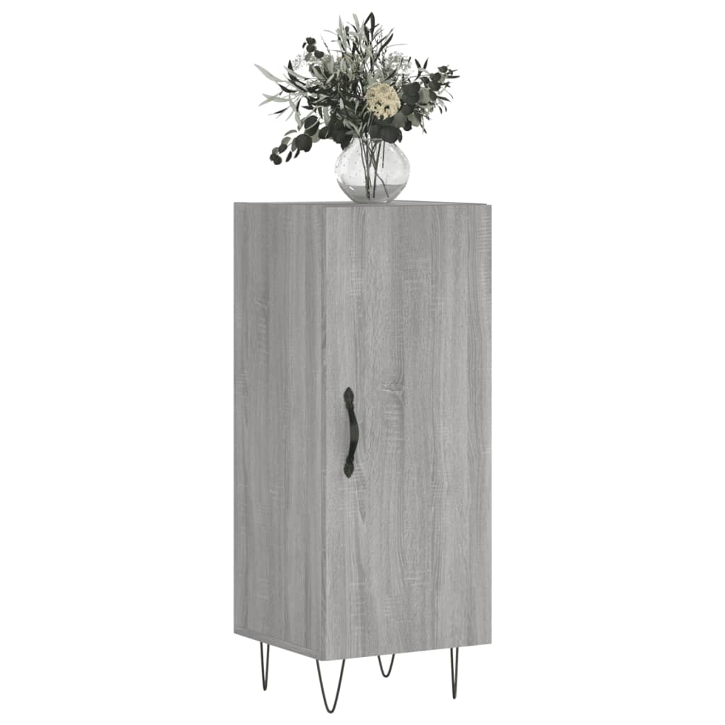 Credenza Grigio Sonoma 34,5x34x90 cm in Legno Multistratocod mxl 104688