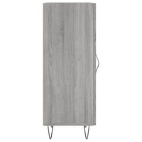 Credenza Grigio Sonoma 34,5x34x90 cm in Legno Multistrato 828538