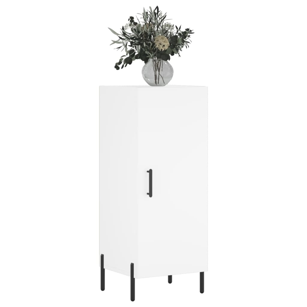 Credenza Bianca 34,5x34x90 cm in Legno Multistrato 828548