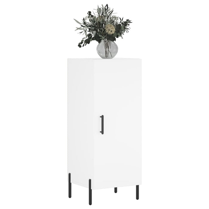 Credenza Bianca 34,5x34x90 cm in Legno Multistrato 828548