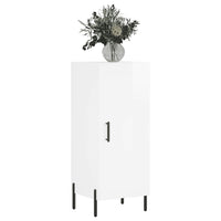 Credenza Bianco Lucido 34,5x34x90 cm in Legno Multistrato 828550