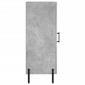 Credenza Grigio Cemento 34,5x34x90 cm in Legno Multistrato 828552