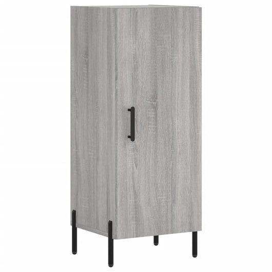 Credenza buffet cassettiera mobile contenitore organizer cucina soggiorno soggiorno Sonoma 34,5 x 34 x 90 cm derivati ​​del legno grigio 02_0036319