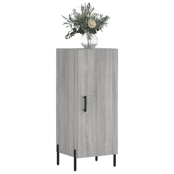 Credenza Grigio Sonoma 34,5x34x90 cm in Legno Multistrato