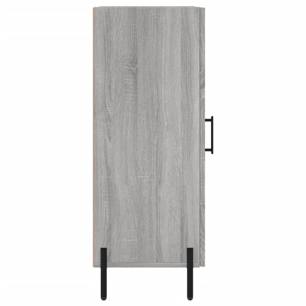 Credenza buffet cassettiera mobile contenitore organizer cucina soggiorno soggiorno Sonoma 34,5 x 34 x 90 cm derivati ​​del legno grigio 02_0036319