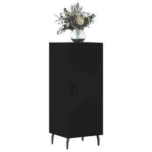 Credenza-Buffet-Armadio da cucina Nero 34,5x34x90 cm in Legno Multistrato 162726
