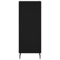 Credenza-Buffet-Armadio da cucina Nero 34,5x34x90 cm in Legno Multistrato 162726