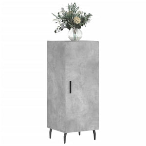 Credenza Grigio Cemento 34,5x34x90 cm in Legno Multistrato 828560
