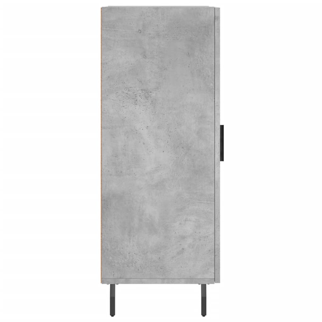 Credenza Grigio Cemento 34,5x34x90 cm in Legno Multistrato 828560
