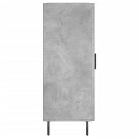 Credenza Grigio Cemento 34,5x34x90 cm in Legno Multistrato 828560