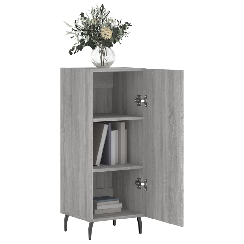 Credenza Grigio Sonoma 34,5x34x90 cm in Legno Multistrato 828562