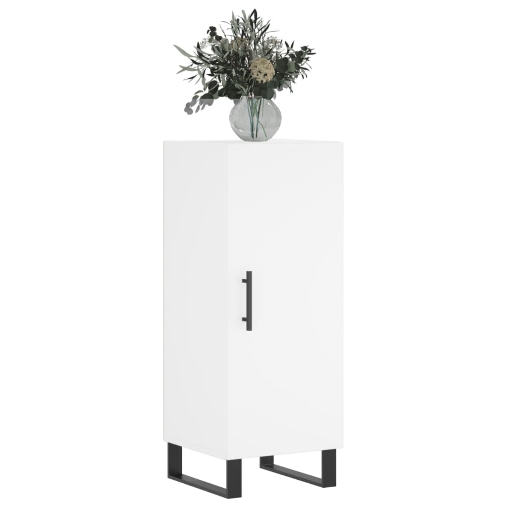 Credenza Bianca 34,5x34x90 cm in Legno Multistratocod mxl 79558