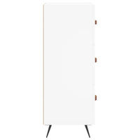 Credenza Bianca 34,5x34x90 cm in Legno Multistrato 828572