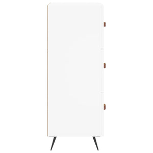 Credenza Bianca 34,5x34x90 cm in Legno Multistrato 828572